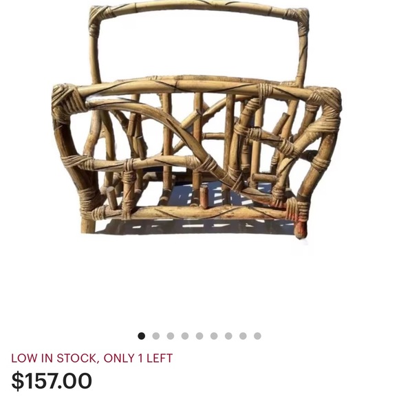 Natural Bamboo Magazine Rack - Picture 12 of 12